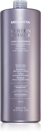 Medavita Keratin Miracle Sleek Hair Shampoo glättendes Shampoo
