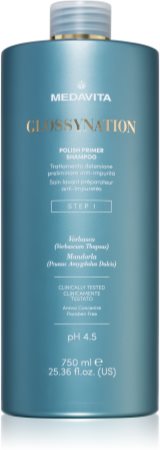 Medavita Glossynation Polish Primer Shampoo απαλό καθαριστικό σαμπουάν