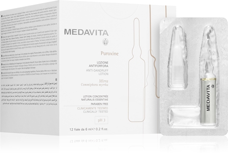 Medavita Puroxine Anti-Dandruff Lotion szérum a fejbőrre korpásodás ellen