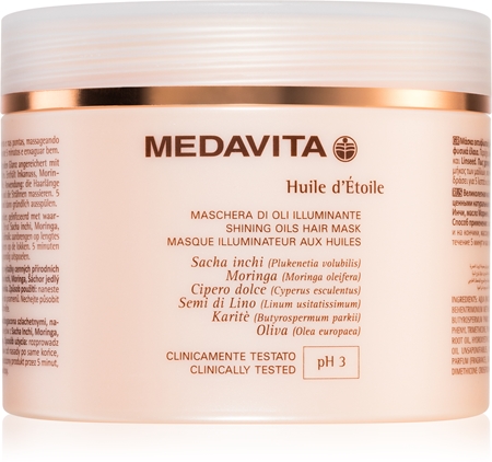 Medavita Huile d'Étolle Shining Oils Hair Mask Hårmask för glansigt och mjukt hår
