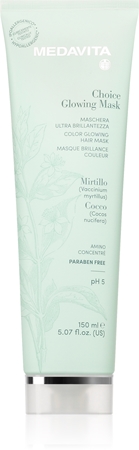 Medavita Choice Glowing Mask pečující maska pro lesk a hebkost vlasů