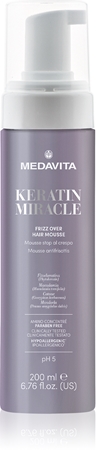 Medavita Keratin Miracle Frizz Over Hair Mousse pianka do stylizacji do włosów
