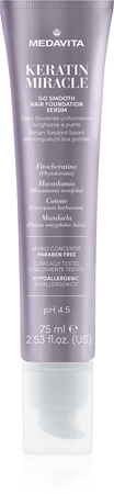 Medavita Keratin Miracle Go Smooth Hair Foundation Serum aktív szérum a töredezett hajvégekre