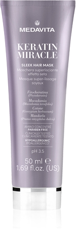 Medavita Keratin Miracle Sleek Hair Mask hydratační vyhlazující maska