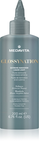 Medavita Glossynation Extreme Makeover Liquid Light hydratační hloubková péče pro rozzáření mdlých vlasů
