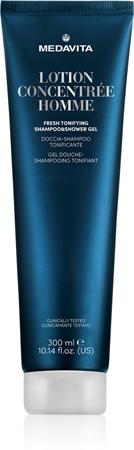 Medavita Lotion Concentree Homme Fresh Tonifying Shampoo & Shower Gel gel de douche et shampoing 2 en 1
