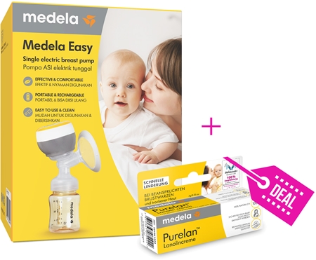 Medela Easy + Purelan Breast Pump