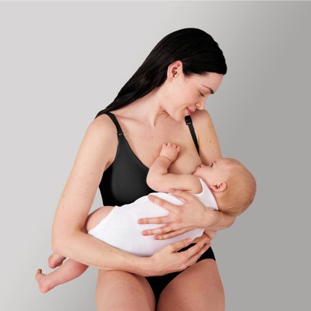 Medela Nursing & Pumping Bra Black sutiã de gravidez e amamentação 3 em 1