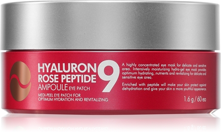 Medi - Peel Hyaluron Rose Peptide 9 silikonové polštářky pod oči