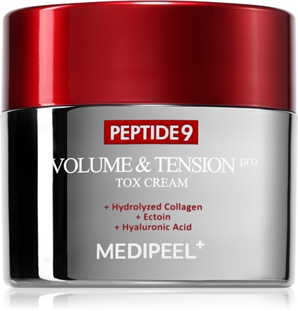 MEDIPEEL+ Peptide 9 Volume and Tension Pro Tox Cream Firming Cream with peptides