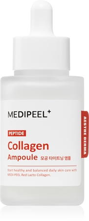 MEDIPEEL+ Red Lacto Collagen Tightening Ampoule feuchtigkeitsspendendes und straffendes Serum regeneriert die Hautbarriere