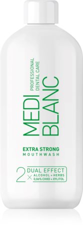 MEDIBLANC Extra Strong itin stipraus poveikio burnos skalavimo skystis