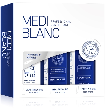 MEDIBLANC Sensitive Care set pentru îngrijirea dentară