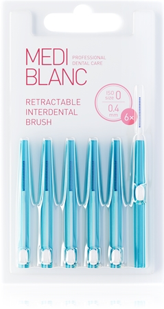 MEDIBLANC Interdental TB Pull Out System 0.4 mm vysouvací mezizubní kartáček