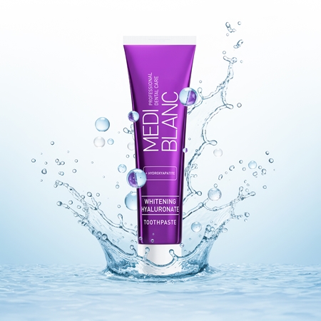 MEDIBLANC Toothpaste Hyaluronic Acid blegetandpasta med natriumhyaluronat