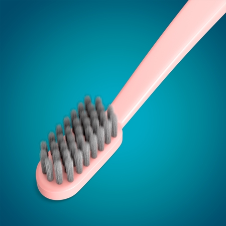 MEDIBLANC Toothbrush Super Soft Toothbrush with silver bristles