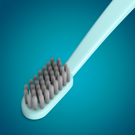 MEDIBLANC Toothbrush Super Soft Toothbrush with silver bristles