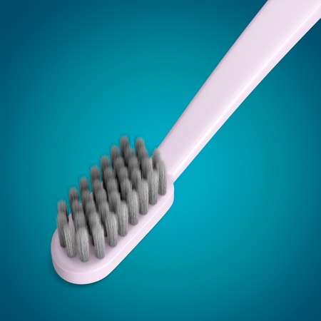 MEDIBLANC Toothbrush Super Soft Toothbrush with silver bristles