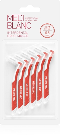 MEDIBLANC Interdental Pick-brush Angle щетка для чистки межзубного пространства 6 шт.