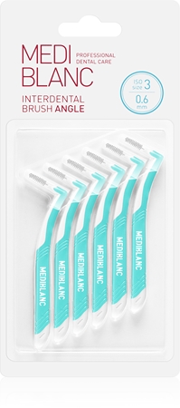 MEDIBLANC Interdental Pick-brush Angle medzobna ščetka 6 ks