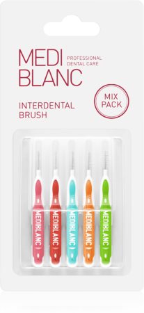 MEDIBLANC Interdental Pick-brush Mix Zahnbürste für die Zahnzwischenräume 5 St.