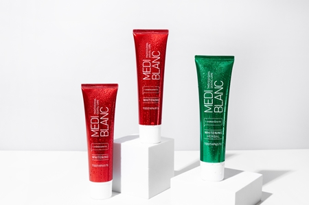 MEDIBLANC Dental Care White Time Set fogápoló készlet A fényes fehér fogakért