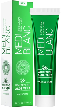 MEDIBLANC Whitening Aloe Vera Regenerierende Zahnpaste mit Whitening Effekt