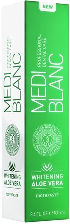 MEDIBLANC Whitening Aloe Vera Regenerierende Zahnpaste mit Whitening Effekt
