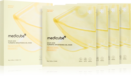 medicube Kojic Acid Turmeric Brightening Gel Mask Hydrating and Brightening Mask with gel consistency