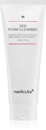 medicube Red Foam Cleanser Deep-Cleansing Mousse with soothing effect