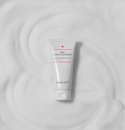 medicube Red Foam Cleanser Deep-Cleansing Mousse with soothing effect