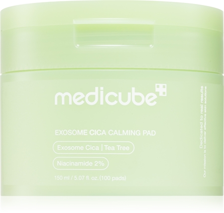 medicube Exosome CICA Calming Pad toner pads with soothing effect
