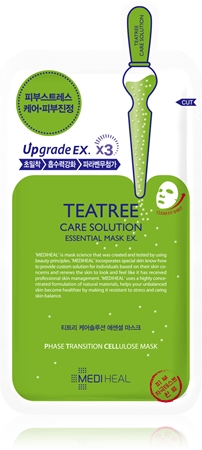 MEDIHEAL Essential Mask Teatree Beruhigende Tuchmaske für fettige und problematische Haut