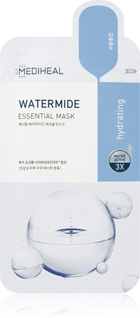 MEDIHEAL Essential Mask Watermide хидратираща платнена маска за озаряване на лицето