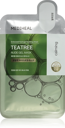 MEDIHEAL Teatree Calming Nude Gel Mask maska hydrożelowa o intensywnym działaniu o działaniu uspokajającym