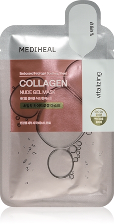 MEDIHEAL Collagen Vitalizing Nude Gel Mask maska hydrożelowa o intensywnym działaniu do nawilżenia i ujędrnienia skóry