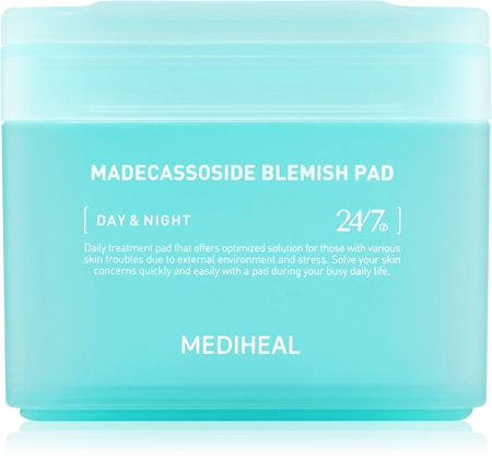 MEDIHEAL Madecassoside Blemish Pad tonisierende Pads gegen die Unvollkommenheiten der Haut