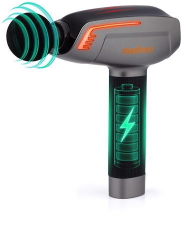 Medivon Gun Nexus pistolet massant avec accessoires