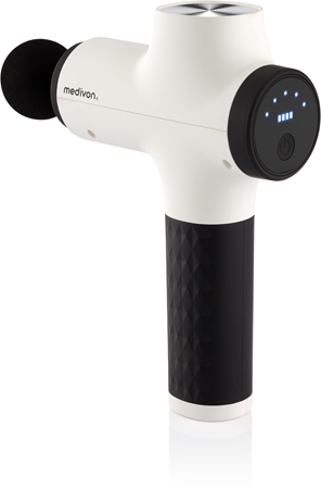 Medivon Relix massage gun with accessories