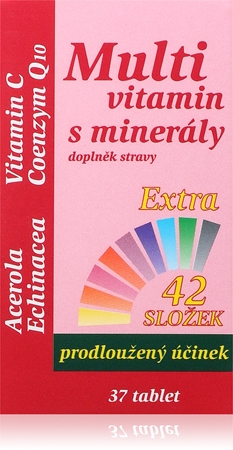 MedPharma Multivitamin s minerály + extra C tablety s multivitamínovým komplexem