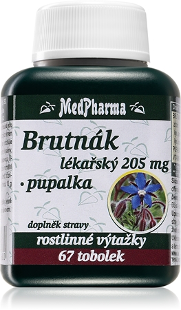 MedPharma Brutnák lékařský 205 mg tobolky pro udržení normální hladiny cholesterolu