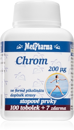 MedPharma Chrom pikolinát 200 µg tobolky pro podporu metabolismu