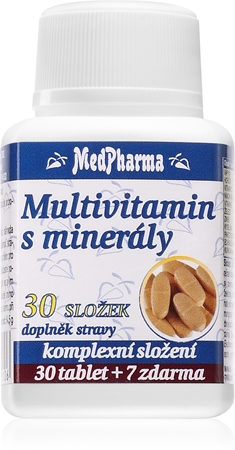 MedPharma Multivitamin s minerály 30 složek tablety s multivitamínovým komplexem