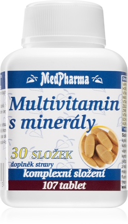 MedPharma Multivitamin s minerály 30 složek tablety s multivitamínovým komplexem