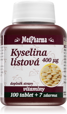 MedPharma Kyselina listová 400 µg tablety pro těhotné a kojící ženy