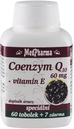 MedPharma Coenzym Q10 60mg tobolky s koenzymem Q10