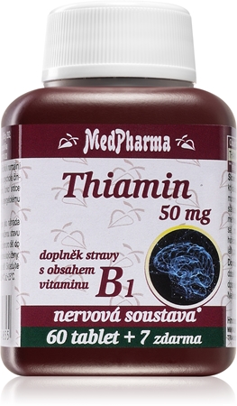 MedPharma Thiamin 50 mg Doplněk stravy s obsahem vitamínu B1