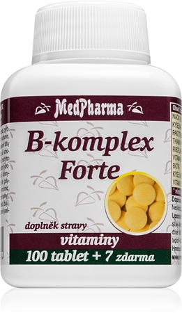 MedPharma B-komplex Forte tablety pro podporu energetického metabolismu