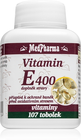 MedPharma Vitamin E 400mg tobolky na podporu imunitného systému