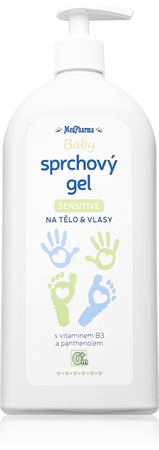 MedPharma Sprchový gel Sensitive baby sampon és tusfürdő gél gyermekeknek